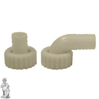 Slangtuiten nylon 25mm x 1"1/4, set van 2