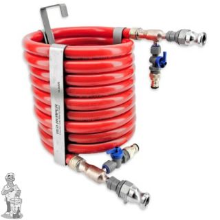Kegland Red Reaper Counter Flow Chiller PLUS gardena en cam-lock aansluitingen