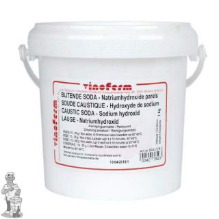 Bijtende Soda ( natriumhydroxide ) 25KG
