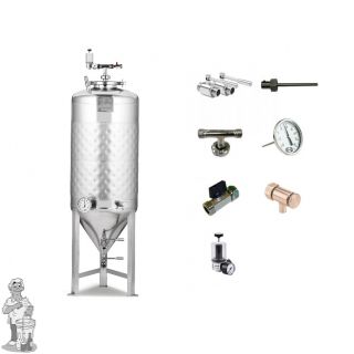 Speidel RVS druktank 1.2 Bar 120 liter conisch Kit (Verkrijgbaar op bestelling).