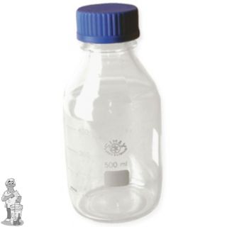 Gistfles glas steriliseerbaar 500 ml