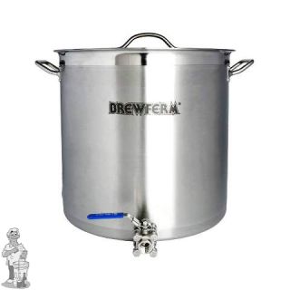 Brewferm brouwketel RVS 50 liter met bolkraan (40 x 40 cm)