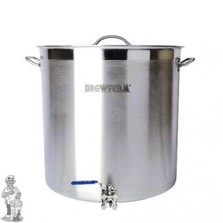 Brewferm brouwketel RVS 98 liter met bolkraan (50 x 50 cm)