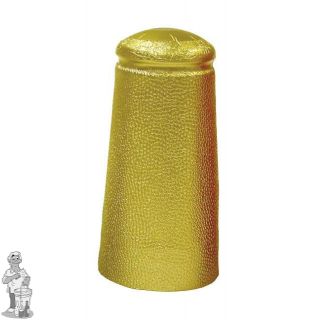 Aluminium kapsules goud 34 x 90 mm 100 stuks



