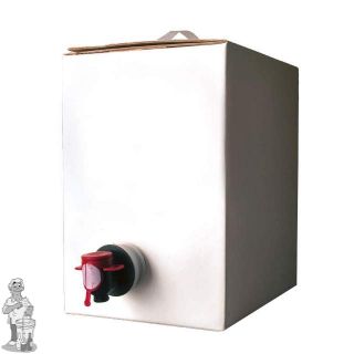 Bag in Box Wit  Kompleet 3 Liter met aluminium binnenzak