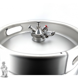 Bier Fust Adapter Ball lock Tapping Head 2 "Tri-Clover