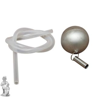 Fermentasaurus rvs vlotter met silicone slang 60 cm