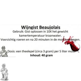 Wijngist Beaujolais 40 Gram