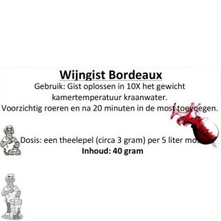 Wijngist Bordeaux 40 Gram