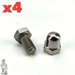 Modulaire 76-serie - (4-pack) Vervangende moeren en bouten voor rechte verlengstukken