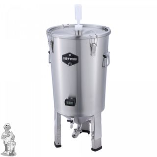 Brew Monk™ rvs vergistingsvat 30 liter. TC Deksel met digitale thermometer