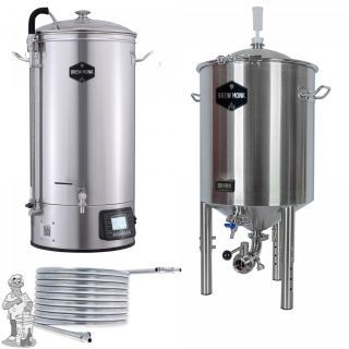 Brew Monk Trippel Deal: Brew Monk 50 Liter & vergistingsvat 55 liter & Counterflow Chiller