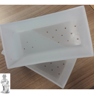 Zachte kaas vorm  Briquet  ø T80 x 155  ø B 58 x 145  H70 (per 3 stuks)