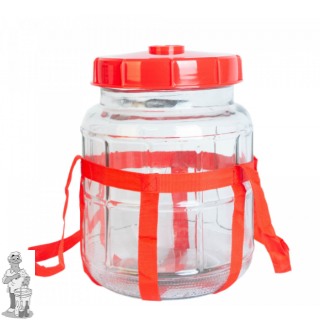 Gistingsfles Royal Bubbler 9 liter met gat voor stop nr 12
