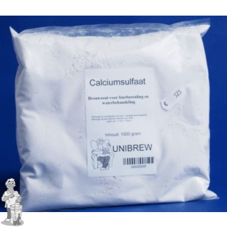 Calciumsulfaat brouwzout