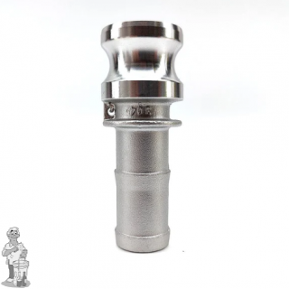 Cam Lock 1 Inch Type E Male X 25mm slangtuit