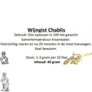 Wijngist Chablis 40 Gram