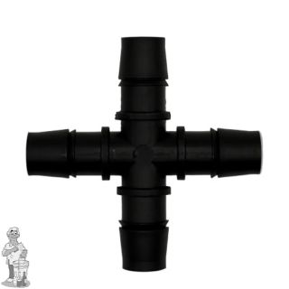 13 mm (1/2") kruiskop met 4-weg weerhaken (PP), zak van 10 stuks