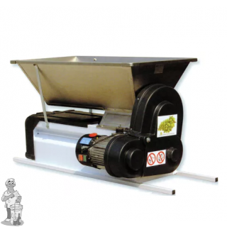 Druivenkneuzer/ontsteler gelakt manueel  1000kg p/uur