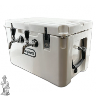Dubbele Nukatapkraan koelbox/jockeybox/magische box - met aluminium koelplaat
