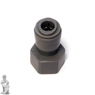 Duotight verbindingsstuk 9,5 mm (3/8”) push-in koppeling naar 1/2”
