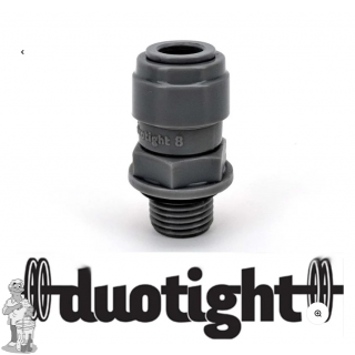 duotight – 8mm (5/16”) vrouwelijk x 1/4 inch BSP mannelijk draad (met zittende O-ring)