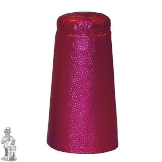 Aluminium kapsules framboos 34 x 90 mm 1000 stuks.