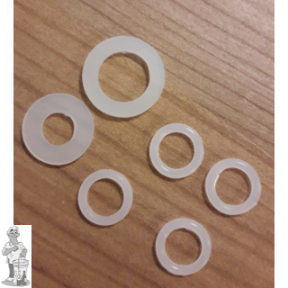 Grainfather leidingafdichting rubbers