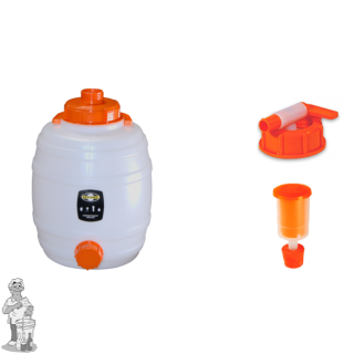 Gistingsvat plastic Speidel incl. kraan en waterslot 12 liter

