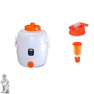 Gistingsvat plastic Speidel incl. kraan en waterslot 20 liter
