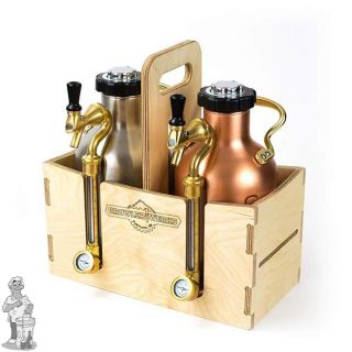 GrowlerWerks uKeg™ 64 houten kist