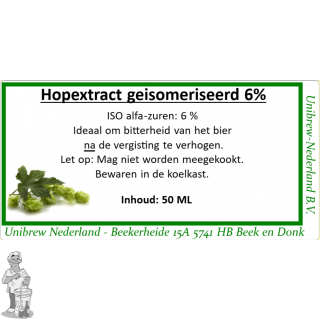 Hopextract geïsomeriseerd 6% 50 ml