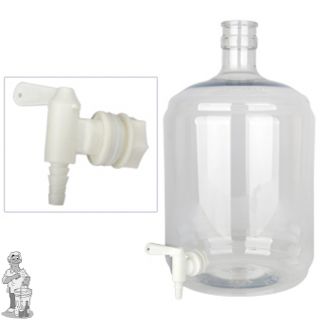 Gistingsfles PET Carboy  12 liter met kraan