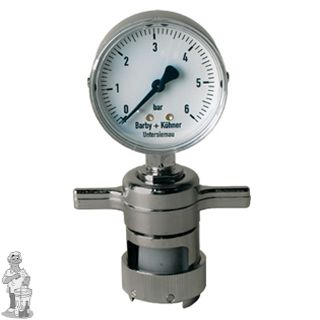 CO2 meter vr kroonkurken 29 mm	(grote fleshals)