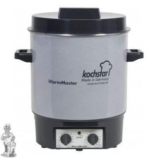 nr 2 Kochstar emaille pan 27 liter met 1800 Watt verwarmingselement, thermostaat en tijdschakelaar 