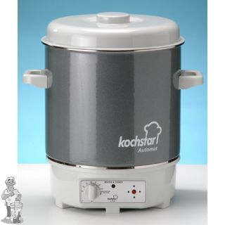 nr 1 Kochstar Inmaakpan geëmailleeerd elektrisch met thermostaat 27 liter