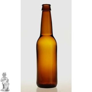 Bier fles Long Neck 33 cl bruin 24 stuks. 