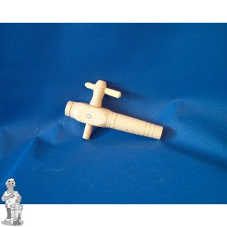 Houten kraan nr 0.  20 x 135 mm