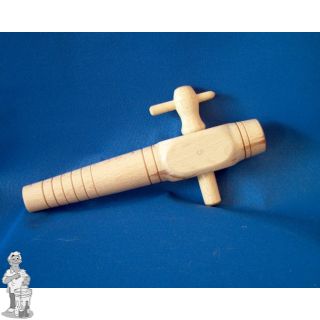 Houten kraan nr 5.  26 - 33 mm x 230 mm 