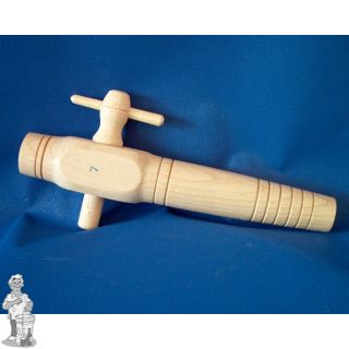 Houten kraan nr 7.  32 - 37 mmx 275 mm regenton