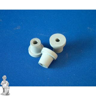 Rubber doorvoer voor waterslot grijs