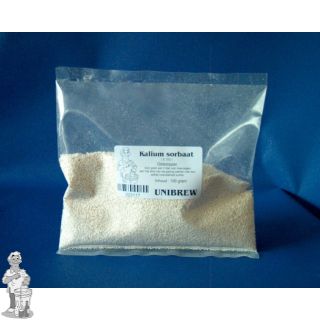 Kaliumsorbaat/ Sorbistat  per zak 100 gram