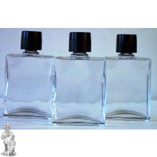 Zakfles/ parfum (heup)flacon, inhoud 50 ml. Doos 126 Stuks. (schroefdop en druppel plugje)