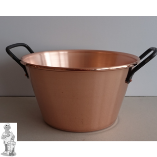 Confituurkookpot / jam kook pan 16-26 cm 4 l koper (alle vuren, geen inductie)