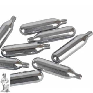 Koolzuurpatronen / CO2-patronen met schroefdraad 16 gram 10 stuks 