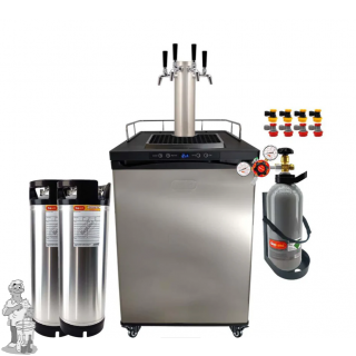 Kegerator Series X 4 taps met 2 Soda-kegs 