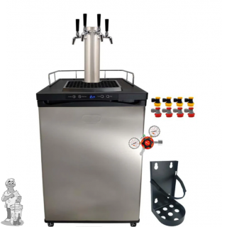 Kegland Series X kegerator ruimte voor 4 Soda-kegs Toren met 4 kranen