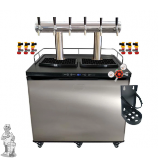 Kegland Series X Plus kegerator met 6 kranen 