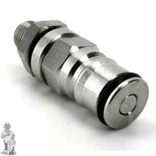 steek-ventiel inox vloeistof & Co2 voor soda-keg