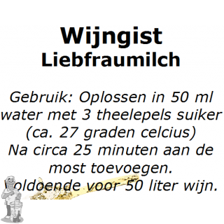 Wijngistsachet Liebfraumilch 5 gram